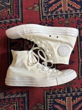Madewell Converse Chuck High Top Offwhite Cream mens 6 woman’s 8 eur 39